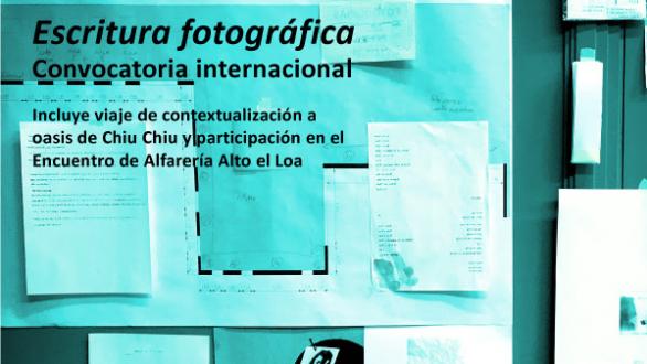 cartel de la convocatoria al taller de escritura fotográfica