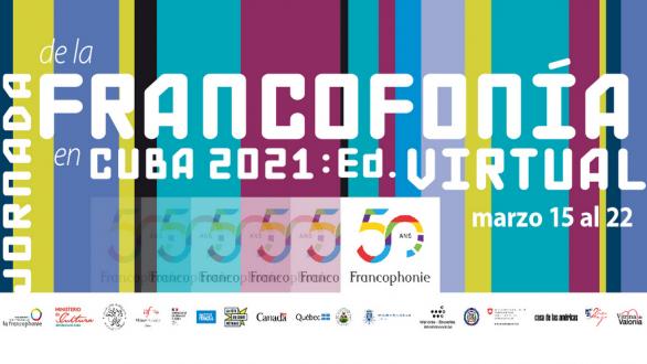 Cartel de la Jornada de la francofonía en Cuba 
