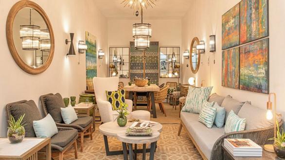Vista de espacio decorado en Marbella Design