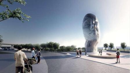 Así es la escultura que homenajea a Canarias en Texas