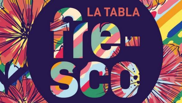 cartel de disco fresco de la tabla 
