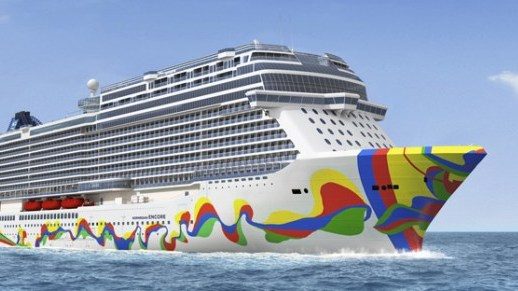 Obra de arte adornará el casco del Norwegian Encore