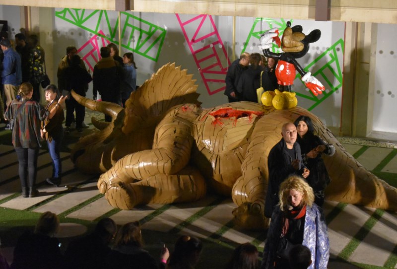  Installation of Laurence Vallières in the courtyard of COAM