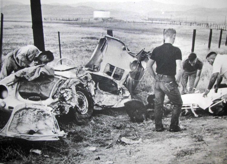 Así quedó el Porsche tras el accidente