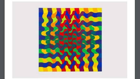 Julio Le Parc, Ondes 140 serie 50 n°1, 1974
