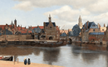 Johannes Vermeer. Vista de Delft, hacia 1660-1661. Mauritshuis, La Haya