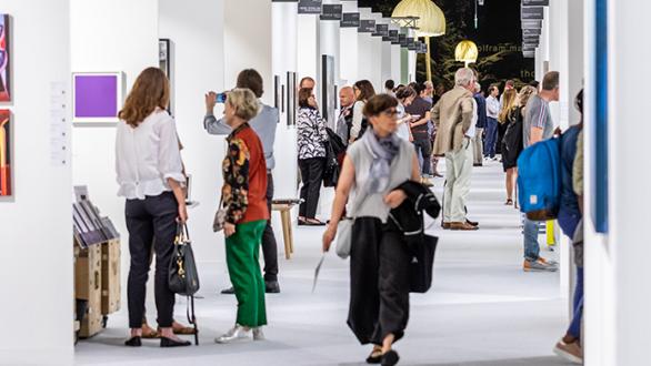 VOLTA Art Fair at Elsässerstrasse 215 in Basel. 