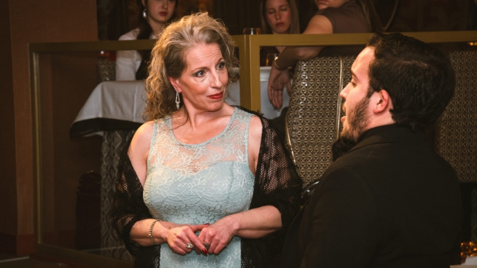 Cenas cantadas en Café de la Ópera de Madrid