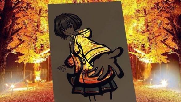 Anime coloreado por la naturaleza