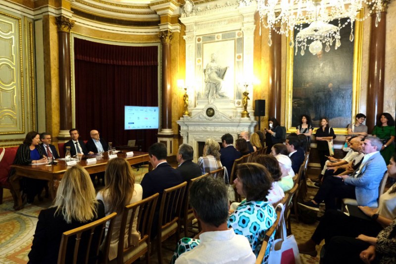 Vista de la conferencia de prensa de Arcolisboa