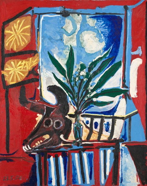 Bodegón con cabeza de toro (1958)