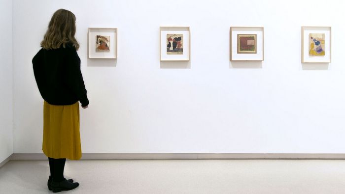 Esteban Vicente reverenciado en la Galería Elvira González