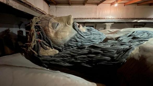 Obra exhibida en el Museo del Cristo Gigante