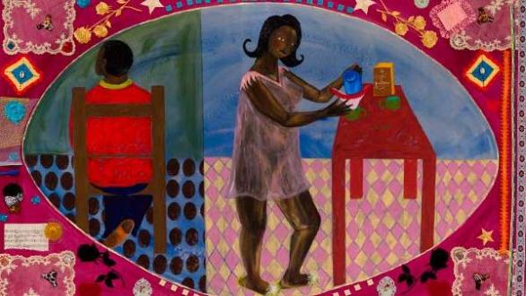 Obra de la muestra “Fé Feitiço”