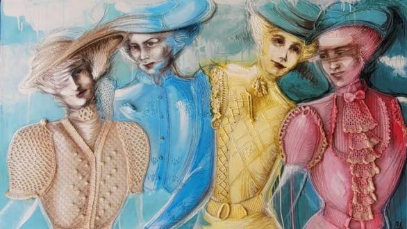 Obra de la muestra "Degustación textil"