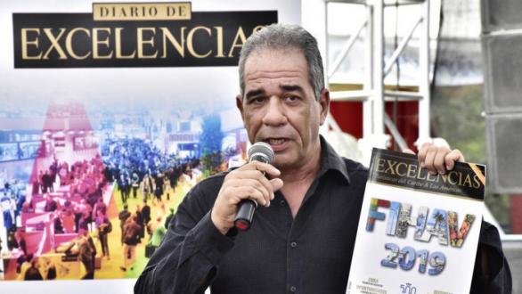 Coromina en la presentación del Grupo Excelencias en FIHAV 2019 