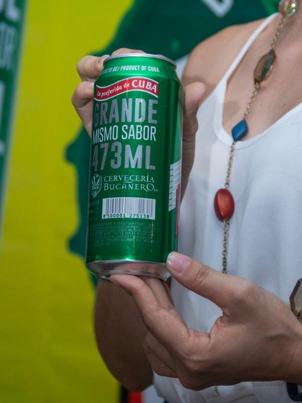 nuevo formato de “La preferida de Cuba” que ahora llegará al público en latas de 473 ml.