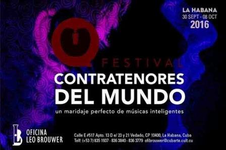 Fiesta de contratenores en La Habana, la primera del mundo