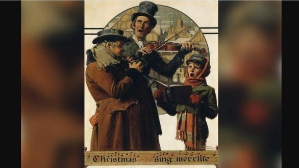 ‘Christmas Trio’ by Norman Rockwell, 1923