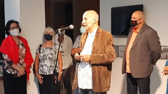 Zarza interviene durante la entrega del Premio Nacional de Artes Plásticas 