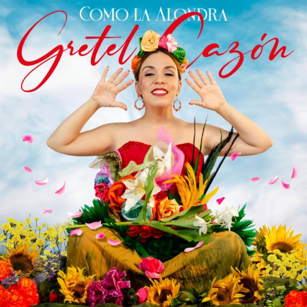 portada del disco Como la Alondra de Gretel Cazón. Sello Unicornio
