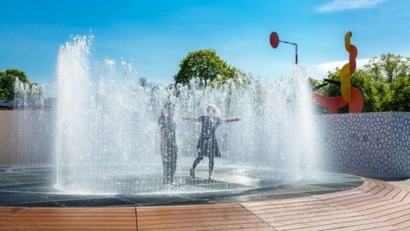 Jeppe Hein, Spaces in Circles, 2022 Photo: Åsa Lundén / Moderna Museet
