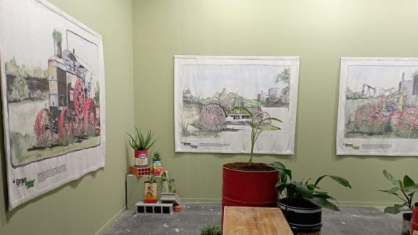 Vista del espacio de la Galería Madragoa en ARCO MADRID 2023