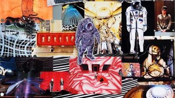 Untitled 2017 Peter Kogler Mixed media