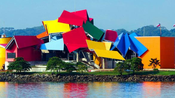 Vista del Biomuseo de Panamá 