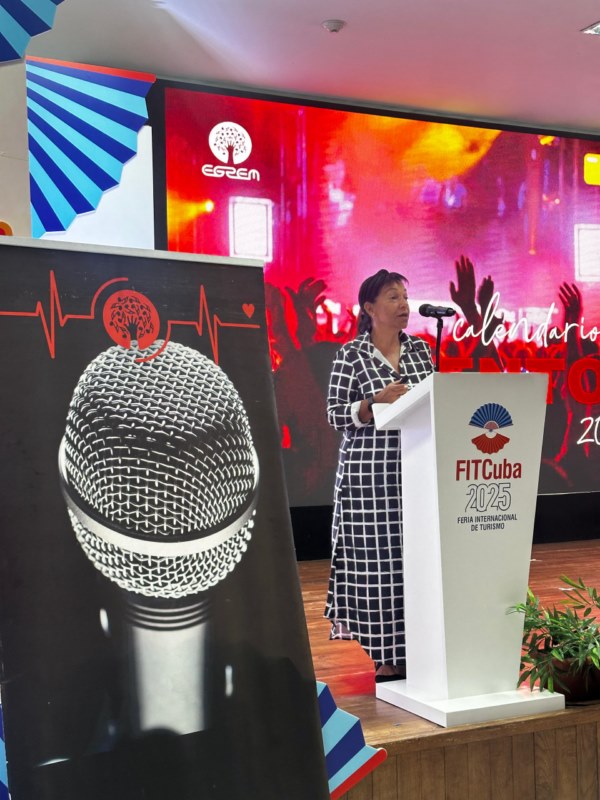 Odalis Alberdi, directora de Eventos de la EGREM
