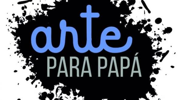 cartel de la feria arte para papá