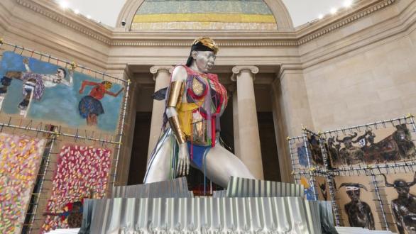 Tate Britain Commission: Alvaro Barrington: GRACE. Photo © Tate Seraphina Neville