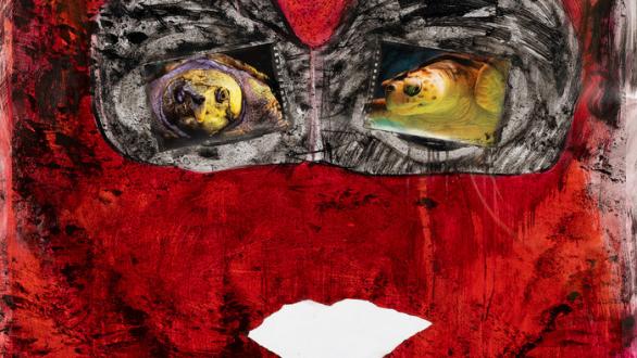 Huma Bhabha, Untitled, 2021, Collection Mario Testino Courtesy of the artist & Xavier Hufkens, Brussels. Image: Adam Reich