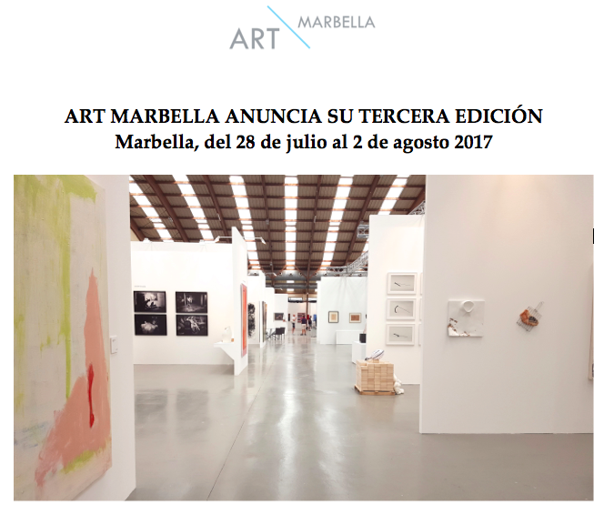 ART MARBELLA anuncia su tercera edición