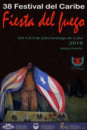 cartel de la fiesta del fuego 