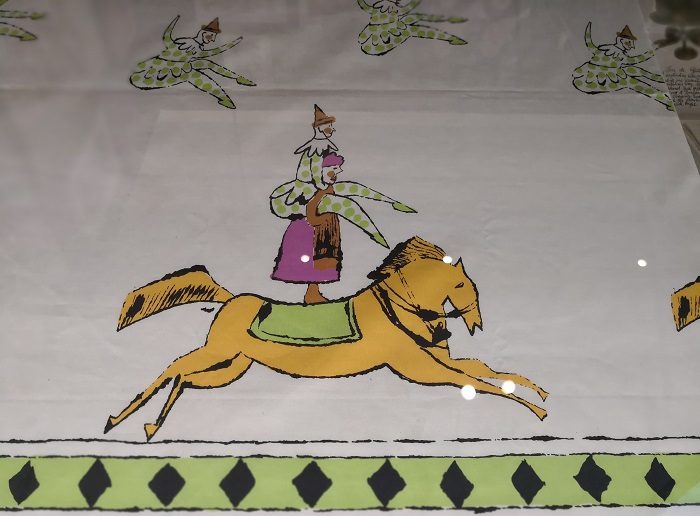 Uno de sus diseños textiles