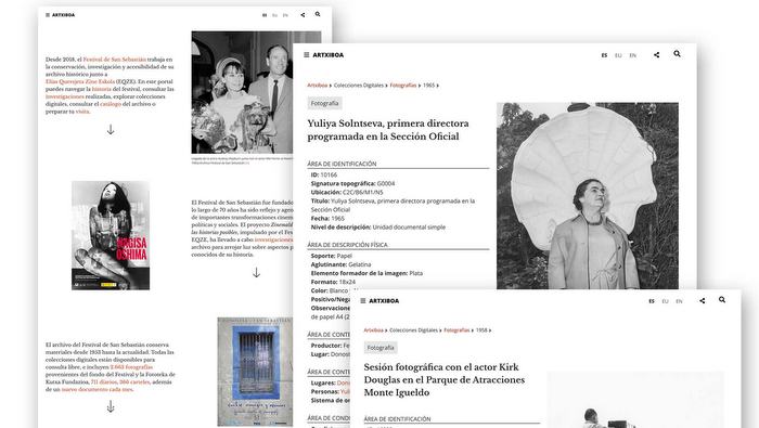 Presentation of the new Festival archive website