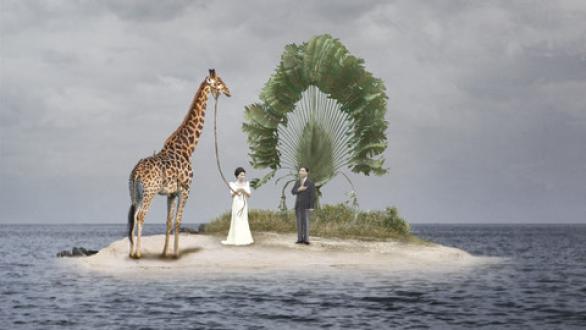 Yee I-Lann, Sulu Stories: The Ch’i-lin of Calauit, 2005 Archival pigment inkjet on Epson Premium Photo Luster 60.9 x 60.9 cm Credits: Collection of Singapore Art Museum