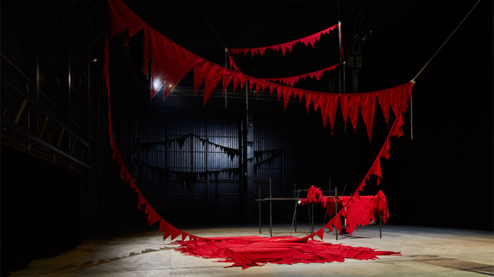 Sheela Gowda. "Remains"