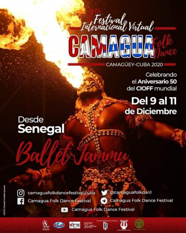 I Festival Internacional Virtual “Camagua Folk Dance ” senegal