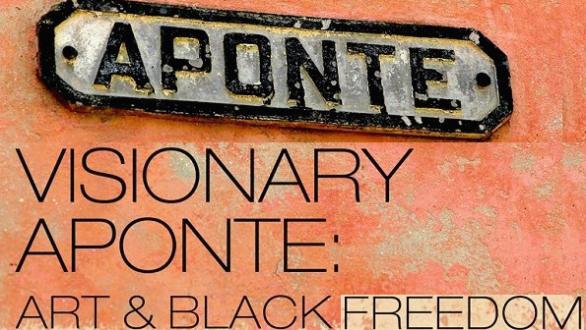 cartel de la exposición de Aponte 