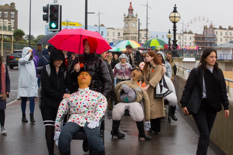 Oscar Murillo, collective conscience, Turner Prize 2019, Margate. Photograph © David Parry/PA Wire. Courtesy the artist and Turner Contemporary.