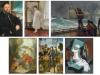 Christoph Amberger. Retrato de Matthäus Schwarz, 1542; Berthe Morisot. El espejo psiqué , 1876; Winslow Homer. La señal de peligro, hacia 1890-1896; Jean-Honoré Fragonard. El columpio, hacia 1750-1752); Vittore Carpaccio. Joven caballero en un paisaje, hacia 1505; Juan Gris. Botella y frutero, 1919. Museo Nacional Thyssen-Bornemisza.