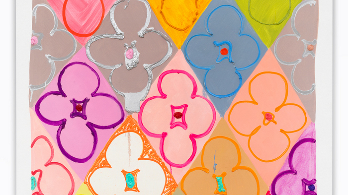 Judy Ledgerwood at the Milwaukee Art Museum. 50 Paintings