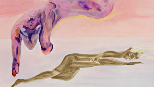 Aquí duermes de Paolo Salvador en la muestra “Futurismo”