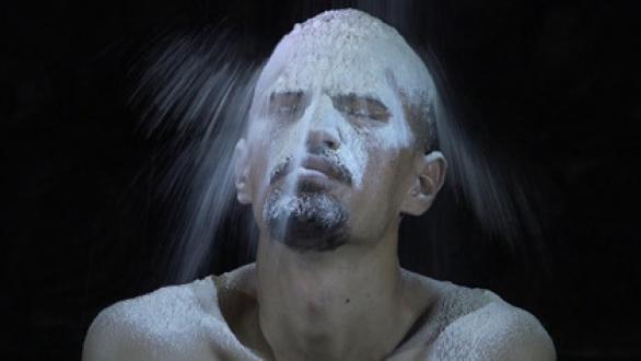 Baqer Ahmadi, The Taste of Life, 4-Kanal-Videoinstallation, in Arbeit, 2021/22. Foto: Baqer Ahmadi