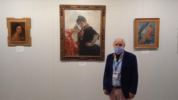 Ernesto Gutiérrez propietario de galería Lorenart en ANTIK PASSION Almoneda