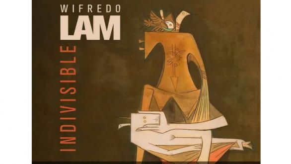 detalle del cartel de la muestra Wifredo Lam indivisible