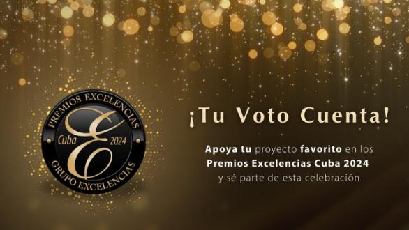 Cartel votación popular Premios Excelencias Cuba