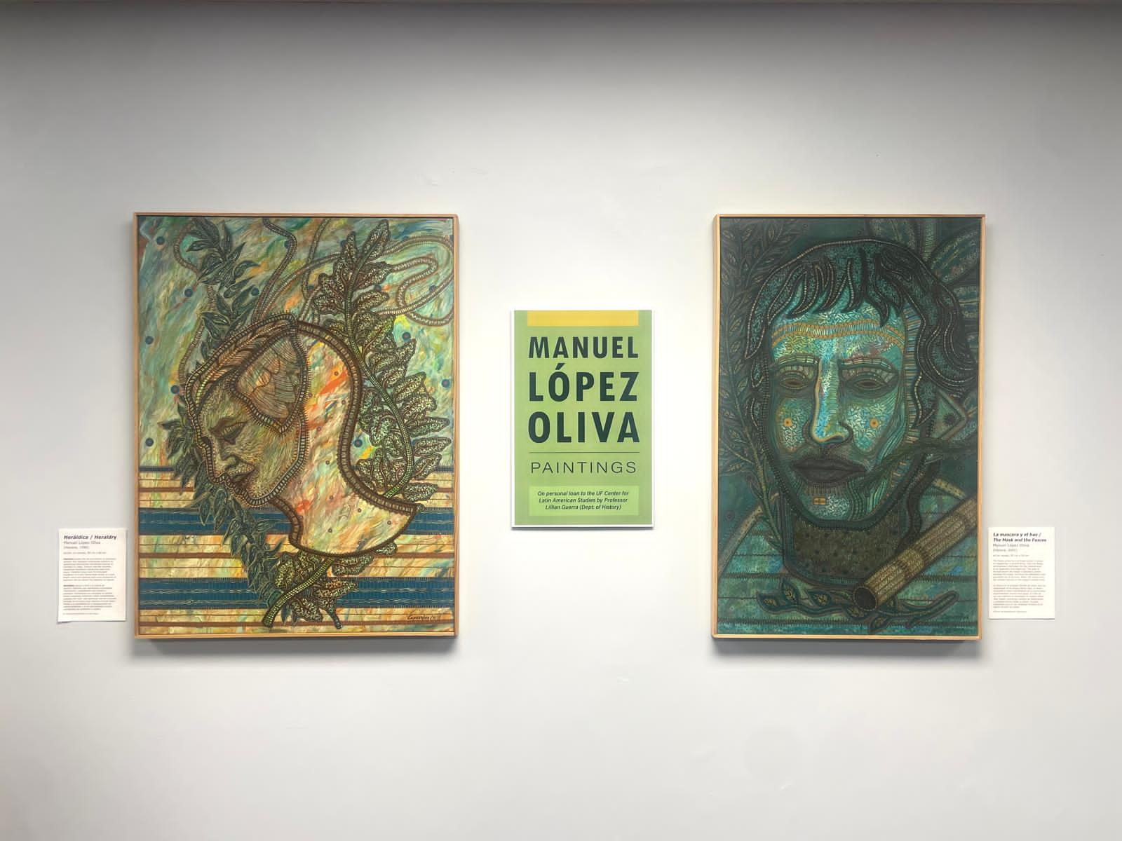 Obras de Manuel López Oliva expuestas 